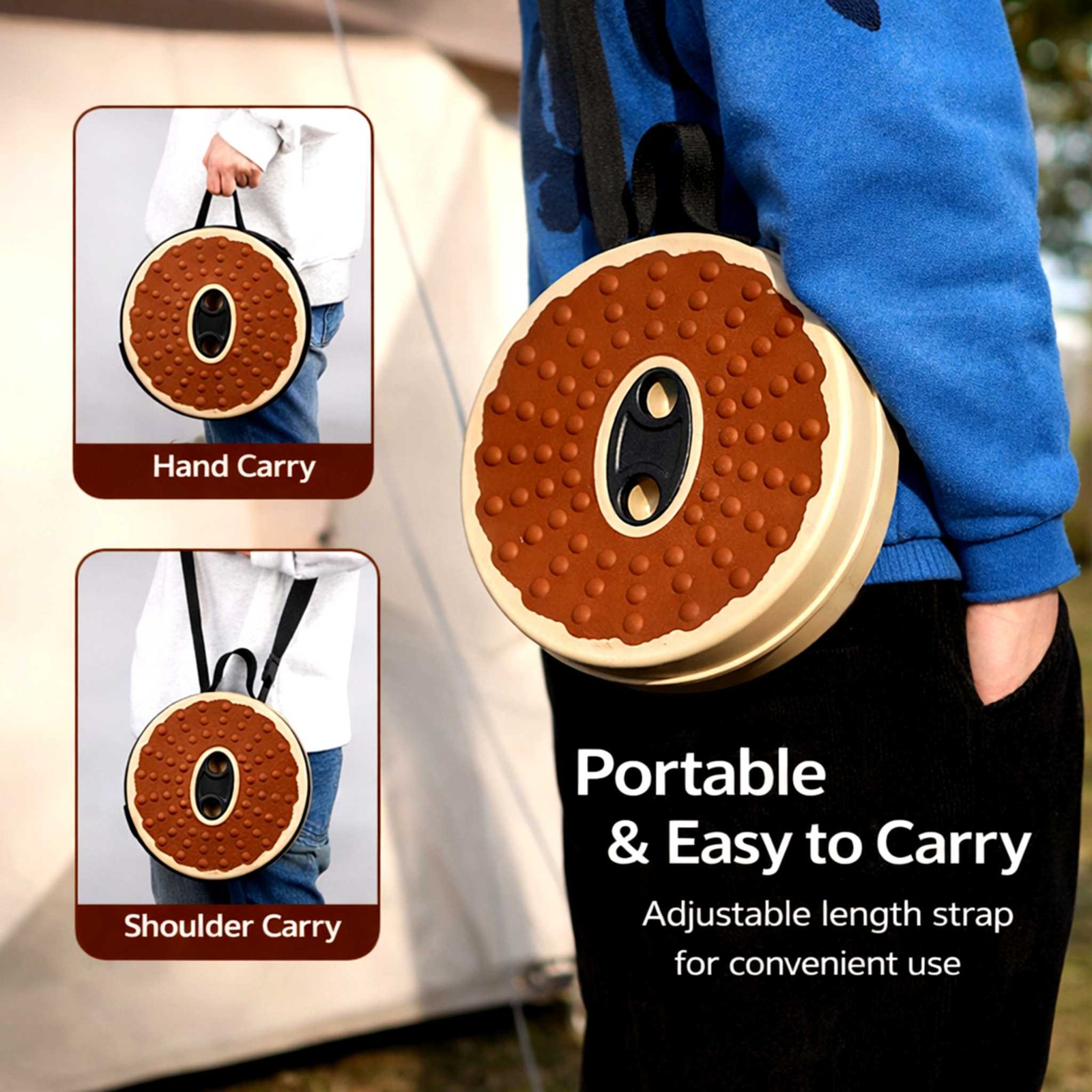 Otvee™ Pro: Cushioned Retractable Stool